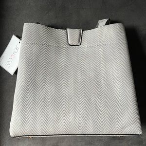Brand new, never worn Jen & Co. grey satchel.